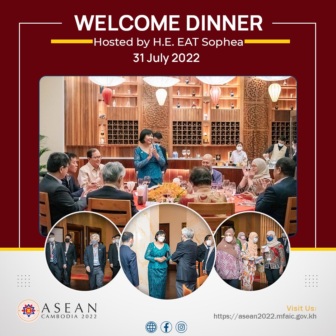 Welcome Dinner For Asean Senior Official And Delegates July